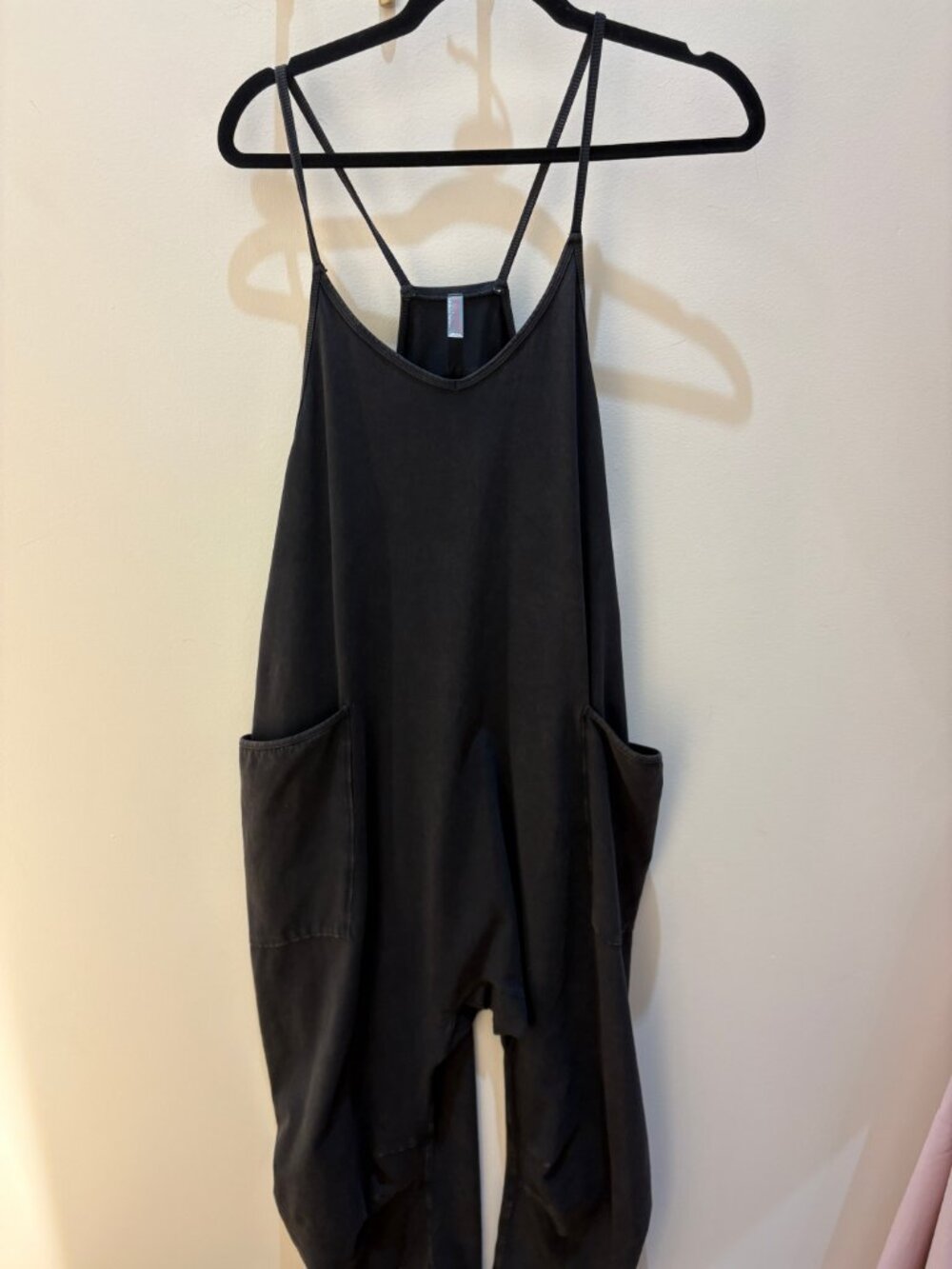 NWT Free People Movement Hot Shot Onesie in color Washed Black - Picture 6 of 6